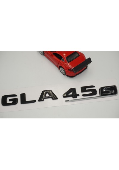 GLA45S Bagaj Parlak Siyah ABS 3M 3D Yazı Logo