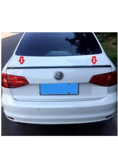 Volkswagen Jetta İçin Uyumlu 2015-2018 Spoiler Piano Black Boyalı