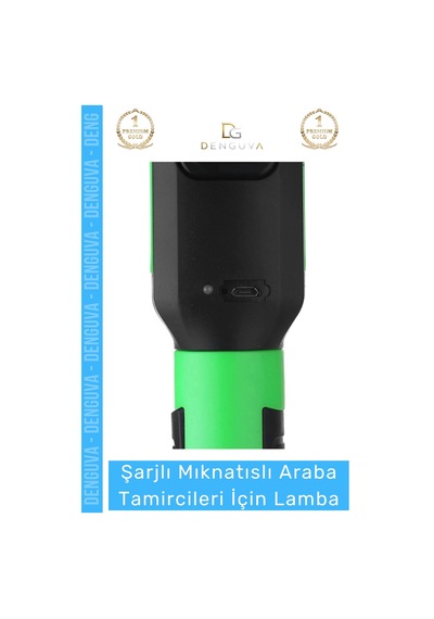 Ledlamba Şarj Edilebilir Mıknatıslı Led Fener Atölye Çalışma Güçlü Araba Tamircileri İçin Lamba