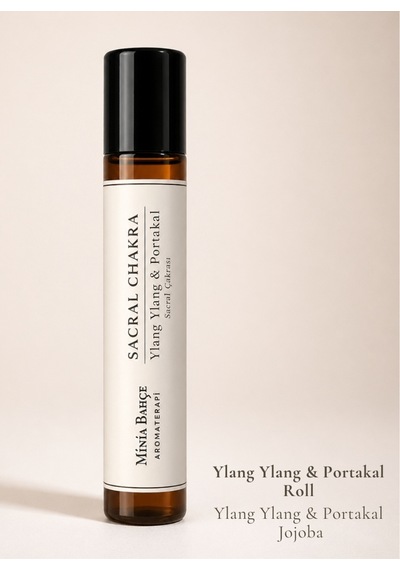 Sakral Çakra Roll - %100 Doğal Ylang Ylang & Portakal Yağı 10 Ml
