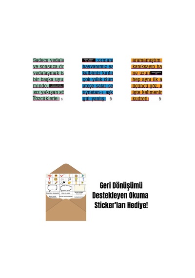 Parçalanmış Divan + Tuz Günleri + Altı + Okuma Sticker'ları