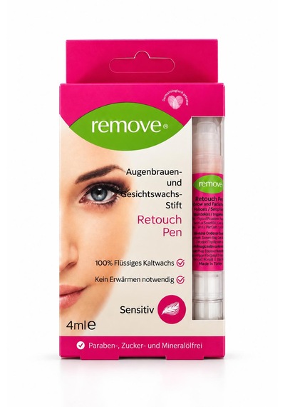 Remove Kaş Ve Yüz Tüy Alma Ağda Kalemi 4 Ml Normal Tüyler İçin Isıtma Gerektirmeyen Pratik Ağda Seti