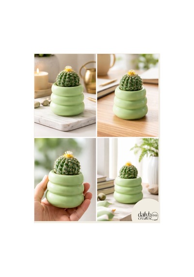Dekoratif Donut Saksı-çiçek,bitki,kaktüs,sukulent Saksısı-modern Tarz Saksı