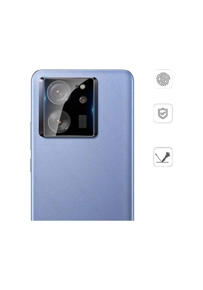 Xiaomi Mi 13t Pro Zore 3d Kamera Camı Koruyucu Siyah