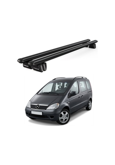 Pençe Mercedes-benz Vaneo Ara Atkı W414 2002-2005 Uyumlu Siyah Ara Atkı Port Bagaj Tavan Barı