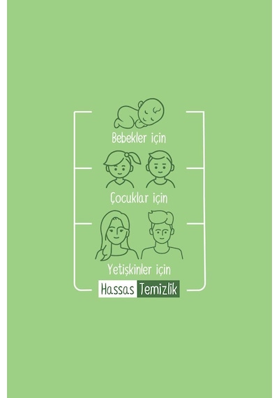 Sleepy Natural Kişisel Bakım Havlusu 100'lü ve Rosie Tekli 2'li