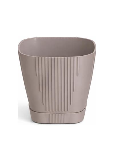 Omnipazar So-zb03 Zambak Dekoratif Plastik Saksı 3.4 Litre No:3 Mocha