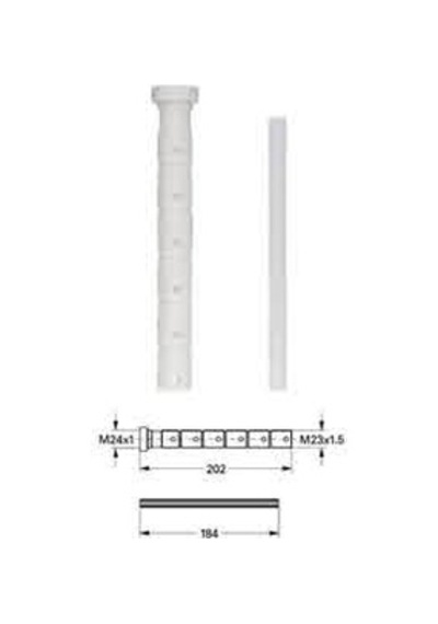Grohe 45203000 Plastik Uzatma Parçası 20 Cm Beyaz