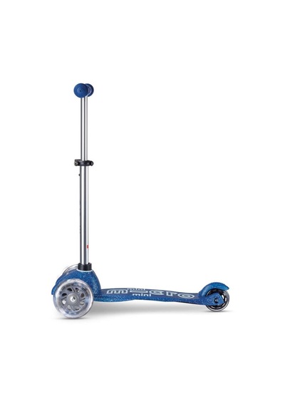 Micro Mini Micro 3 Tekerlekli Scooter Deluxe Galaxy Glitter Led Navy