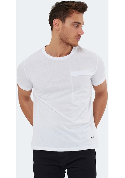 Slazenger KAURI IN Erkek Tişört Beyaz