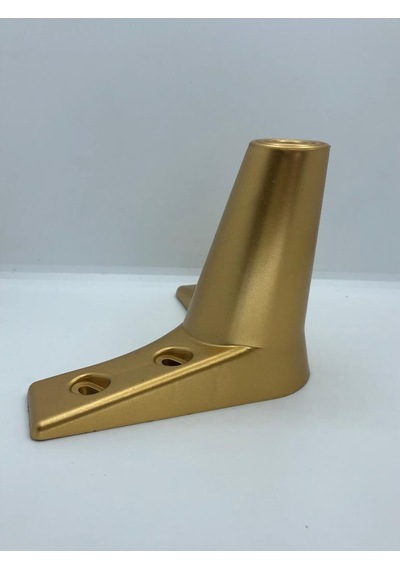 Karakoçaksesuar Plastik, 12x11x11 Cm Riva,Gold Koltuk,Baza,Mobilya Ayağı (4 Adet)