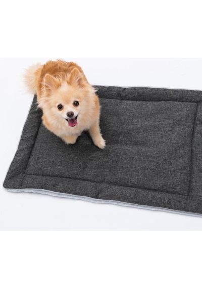 Pawstar Lüx Pet Mat Kedi Köpek Yatağı Yıkanabilir Antrasit 50-70cm