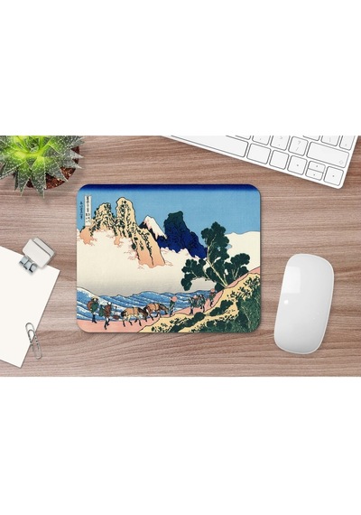 Hokusai Fuji From The Minobu River 17 X 21 Cm Mouse Pad Mousepad