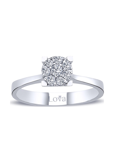 Lova 1 Karat Tektaş Görünümlü Pırlanta Yüzük - 1070113