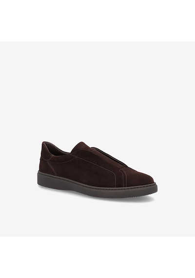 Pepe Dark Brown Sneaker Erkek 19c2 Frau Waxy Slıp-on Kahverengi