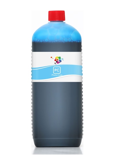 QC Canon CLI-42PC Kartuş Mürekkebi 1000ml PC Photo Cyan Foto Mavi Dye