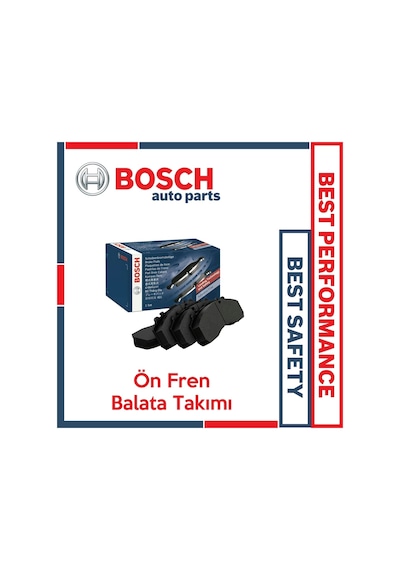 Renault Clio 4 2011-2017 Bosch Ön Fren Balatası