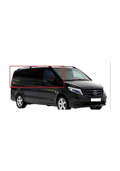 Mercedes Uyumlu Vito 2014+ 24 Parça Cam Çerçevesi