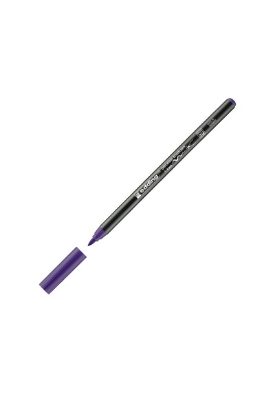 Edding Porselen Kalemi Fırça Uçlu 1-4 Mm Mor 4200 Çok Renkli