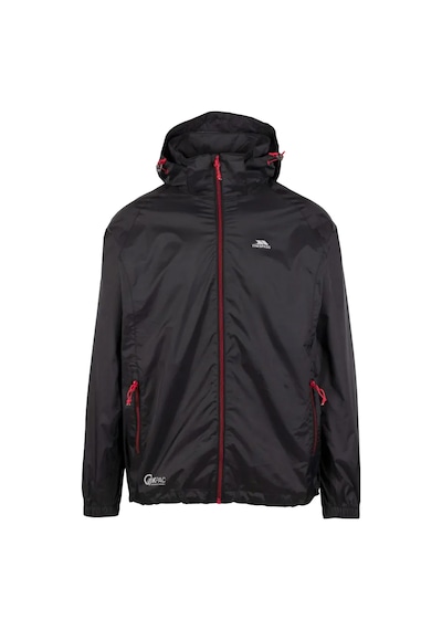 Trespass Trespass Qikpac X - Unisex Packaway Unisex Yeşil Yağmurluk 10003 Siyah