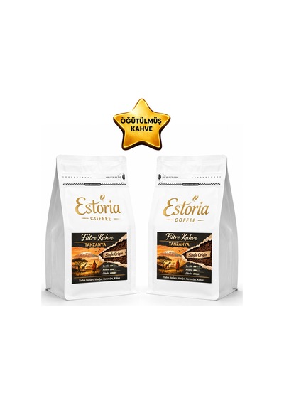 Filtre Kahve Tanzanya 2x250g Öğütülmüş Kahve 500g