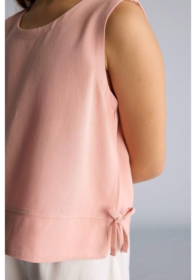 Defacto Çizgili Bluz Kız Çocuk H1210a826smbr74 Pembe-br74