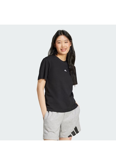 Black/whıte Adidas Kadın Günlük T-shirt W Sl Sj T Jc5943 Siyah