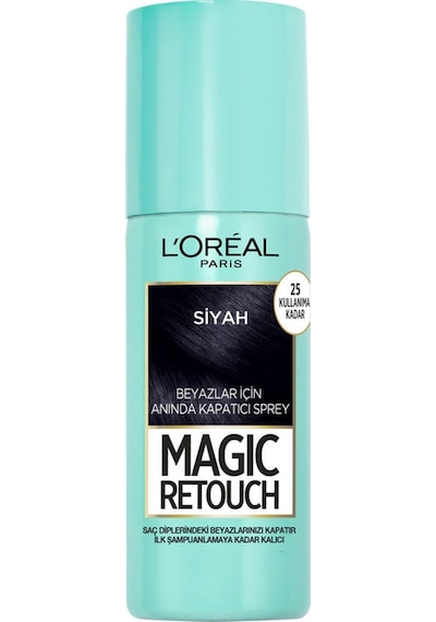 L'Oreal Paris Magic Retouch Beyaz Dipleri Kapatıcı Sprey Siyah