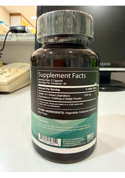 Himalaya Shilajit +10.000 Mg Shilajit 45 Kapsül