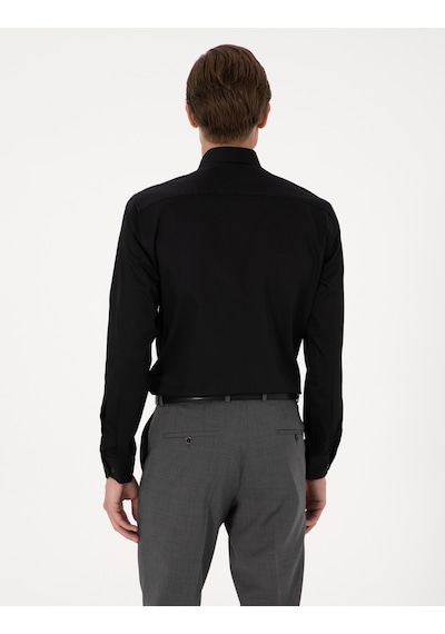 Pierre Cardin Erkek Siyah Gömlek Basic 50305127-vr046 Siyah
