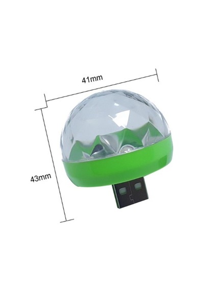 Apple Uyumlu iPhone Android Mini Sihirli Disko Topu 4W Led Usb Küre Magic Ball (339992130)