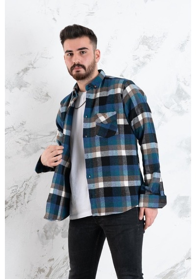 Advante Slimfit Çift Cep Erkek Oduncu Gömlek Advante Slimfit Çift Cep Erkek Oduncu Gömlek