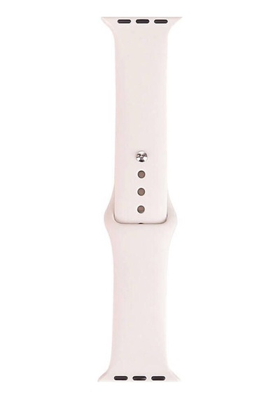 Apple Uyumlu  Watch 7 41mm Band Serisi Klasik Kordon Silikon Strap Kayış-lavender