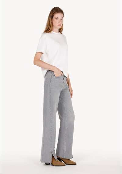 Colins 970 Berry Normal Kesim Gri Kadın Pantolon Cl1072703 Denim