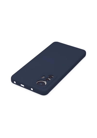 Mi 12 Lite Kılıf Nano İçi Kadife Silikon - Lacivert Bz8683140451028