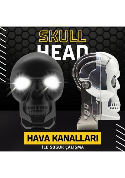 Skull Head Özel Tasarım Off Road Sis Lambası 1 Adet