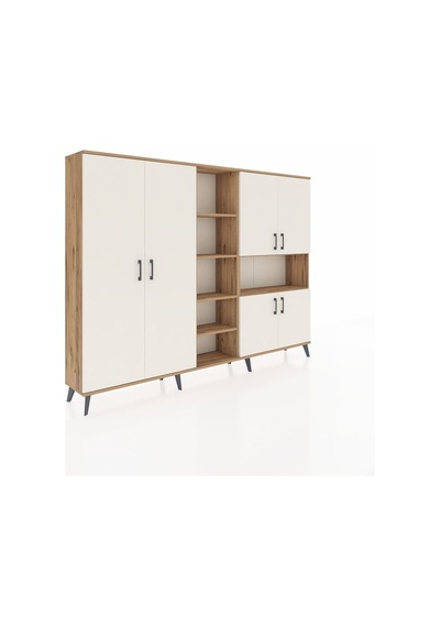 Arges Dolap 13 Raflı 6 Kapaklı 220x30x163 Çam-aytaşı/çam Aytası/atlas Çam - Atlas Çam Arges Dolap 13 Raflı 6 Kapaklı 220x30x163 Çam-aytaşı/çam Aytası/atlas Çam - Atlas Çam