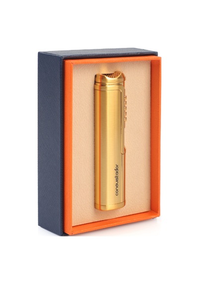Conquistador Tek Torch Pürmüz Gold Metal Puro Çakmağı Cnq-030