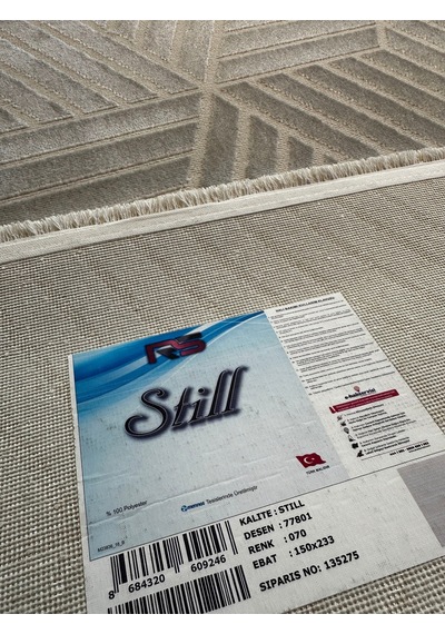 Still Halı Salon, Oturma, Yatak Odası Halısı Desen Kodu 77801-070 Bej