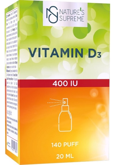 Natures Supreme Vitamin D3 400 Iu 20 ML