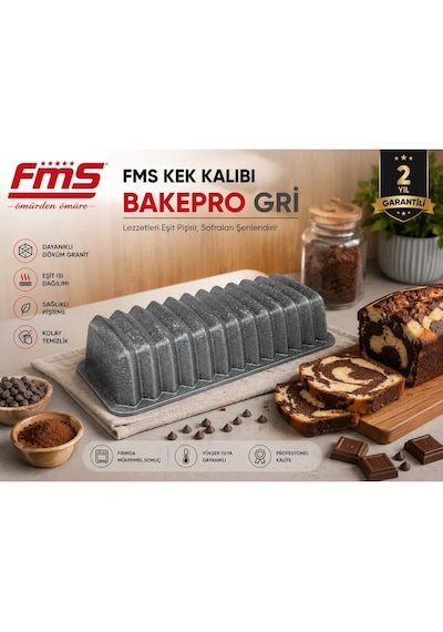 Fms Bakepro Kek Kalıbı 9035grı Gri