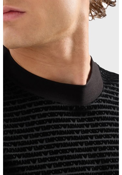 Emporio Armani Erkek T Shirt 6d1td5 1josz 0999 Siyah Siyah