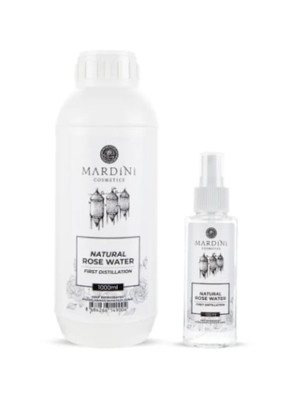 Doğal Gül Suyu 1000 Ml - %100 Saf Gül Suyu & Hediye Sprey Şişe Seti