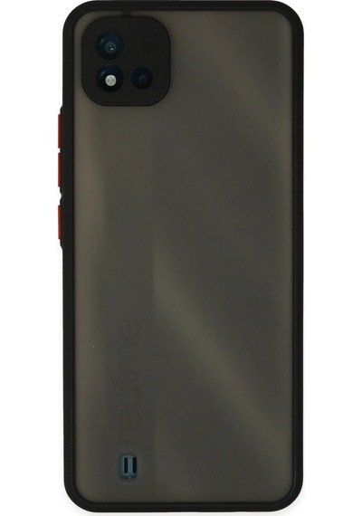 Uryport Realme C11 2021 Kılıf Montreal Silikon Kapak - Siyah
