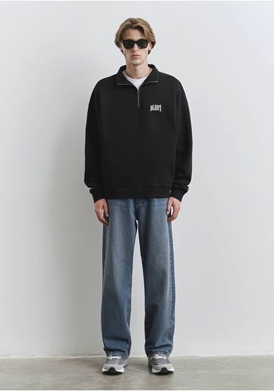 Mavi Siyah Erkek Sweatshirt M0s10208-900 Siyah