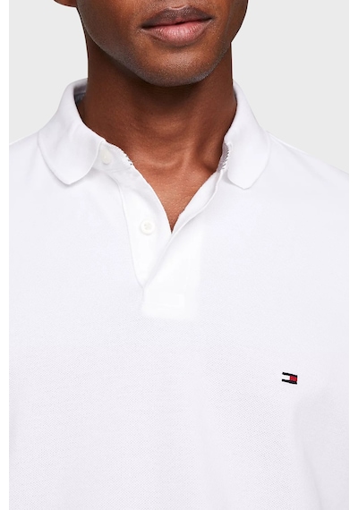 Tommy Hilfiger Erkek Polo Yaka T Shirt Mw0mw17770 Ybr Beyaz Beyaz