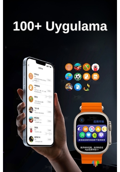 Wearfitpro Hk11 Ultra3 Yeni Nesil Chat Bot Destekli Yeni Özelliklere Sahip 49mm Amoled Ekran Akıllı Saat