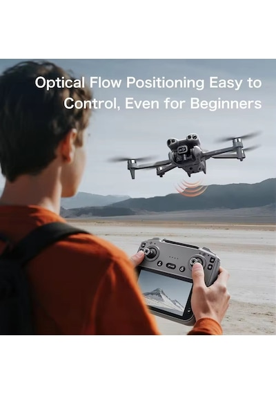 T16 Drone 4k Çift Kameralı Büyük Ekran Kumandalı Wifi Fpv 360 Engel Algılama Katlanabilir Drone-1596