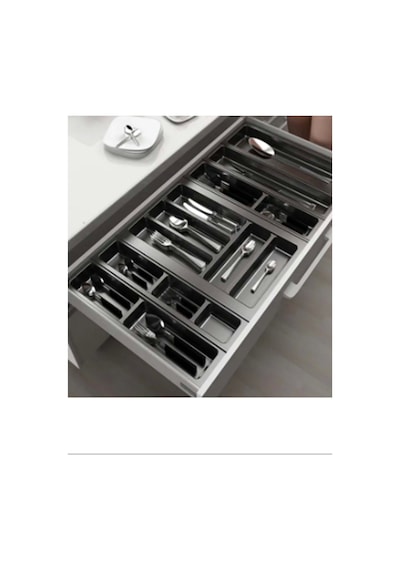 Eco Lüx Modül Kaşıklık Antrasit 42x49 Cm Royaleks-acero-20352 Çok Renkli