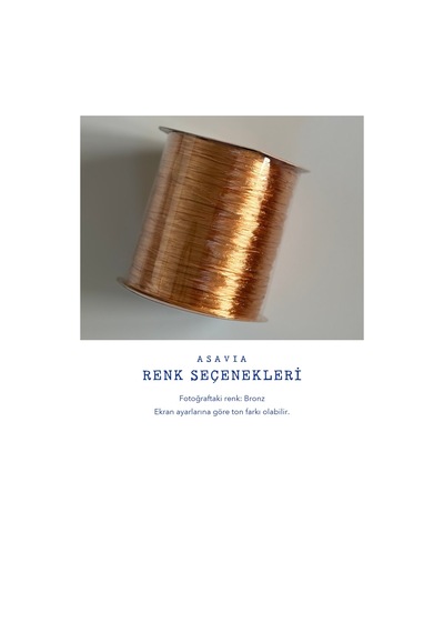 Asavia Ispie Rafya İp Çanta Ve Şapka Örgü İpi 150 Gr 250 M Bronz